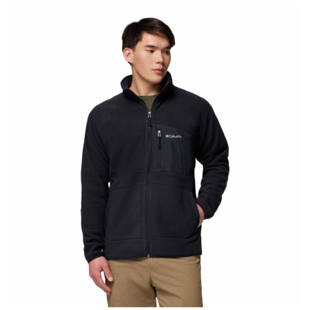 Sweat-shirt homme Columbia Fast Trek™ Overlay Full Zip noir Black