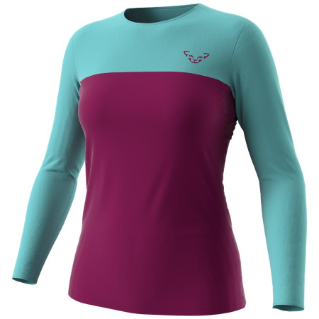 T-shirt fonctionnel femme Dynafit Traverse S-Tech Longsleeve W bleu / violet 6211 - beet red/8050