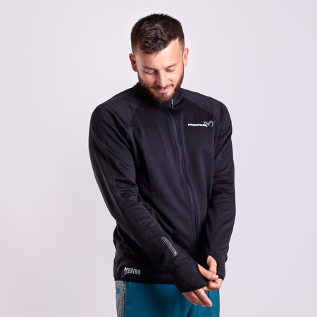 Sweatshirt fonctionnel homme Progress Torez Merino