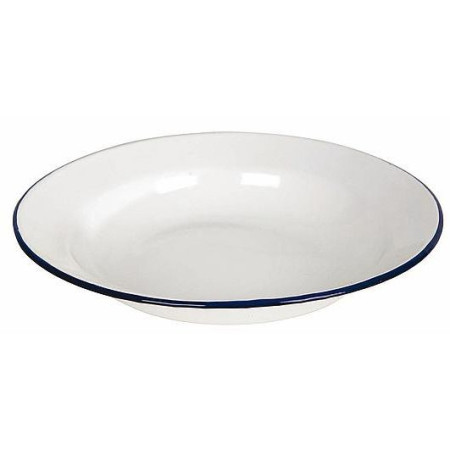 Assiette Bo-Camp Plate enamel white