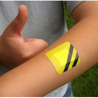 Patchs autocollants Bee Patch pour soigner piqûres d'abeilles/de guêpes