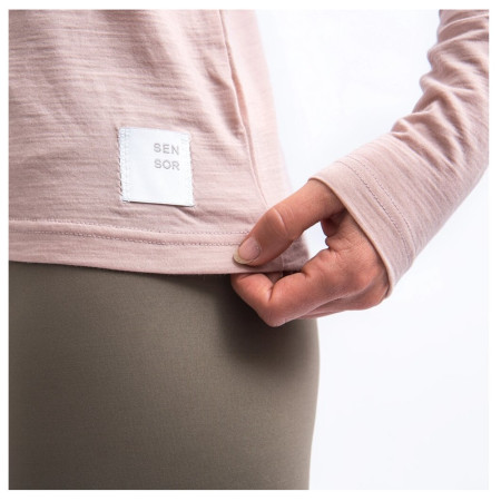T-shirt fonctionnel femme Sensor Merino Cordura à manches longues