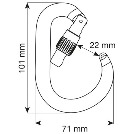 Mousqueton Camp Nimbus Lock