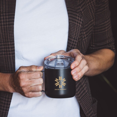 Mug isotherme Snow Monkey Booster