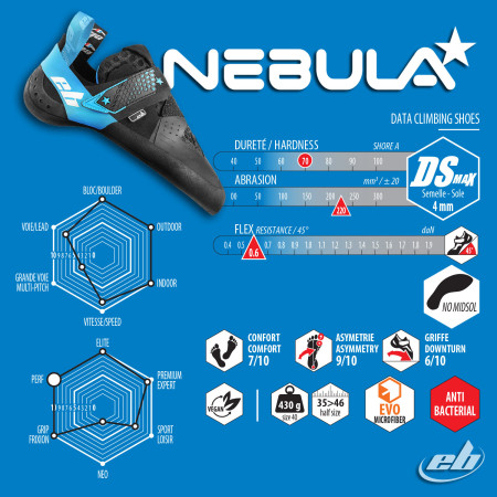Chaussons d'escalade EB Climbing Nebula 3.0