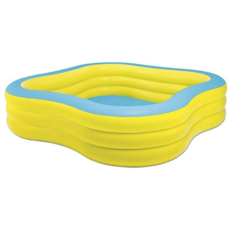 Piscine Intex Beach Wave Swim Center 57495NP jaune