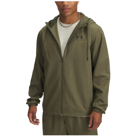 Veste homme Under Armour Rival Wvn Windbreaker vert foncé MarineODGreen/MarineODGreen/Black