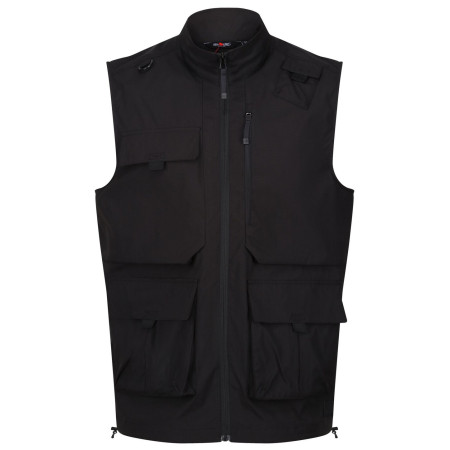 Gilet homme Regatta Travel Light Packaway B/W noir Black