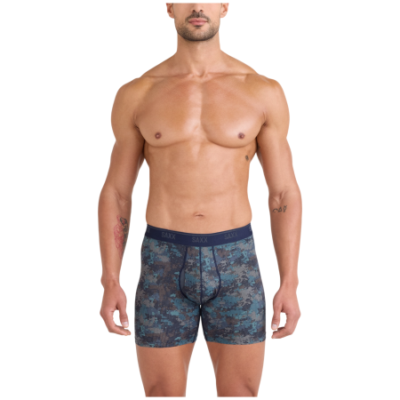 Caleçon homme Saxx Quest Quick Dry Mesh Boxer Brief Fly 2Pk