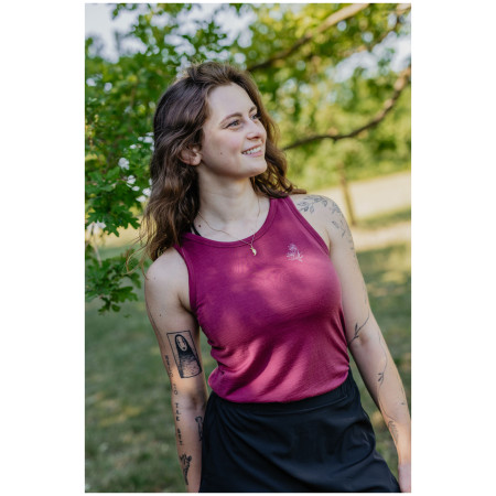 Top femme MOOA Merino Lyolite Edelweiss 150
