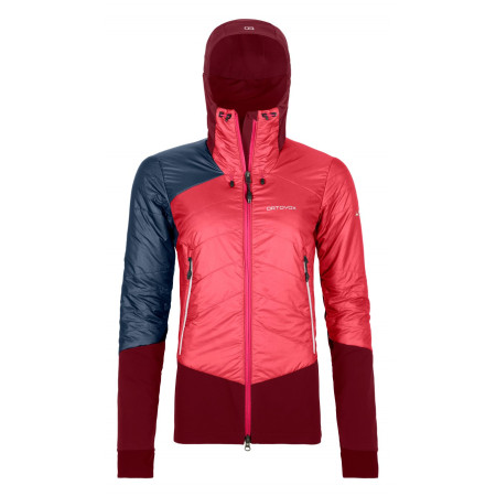 Veste femme Ortovox W's Piz Palu Jacket rouge HotCoral