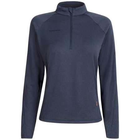 Pull femme Mammut Aegility Half Zip Longsleeve W bleu foncé MarineMelange