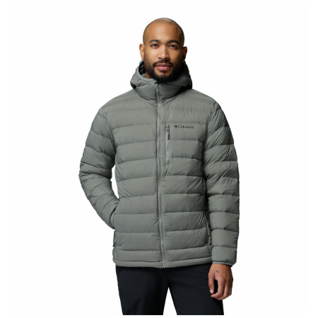 Veste homme Columbia Drift Peak™ Stretch Down Hooded Jacket gris Sedona Sage