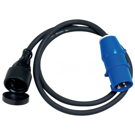 Adaptateur Brunner Adaptor CEE/Schuko 150 cm noir / bleu