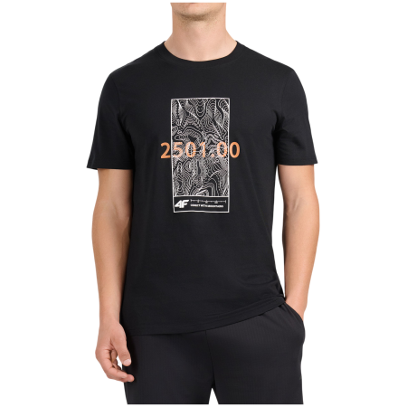 T-shirt homme 4F Tshirt M3571 noir Deep Black