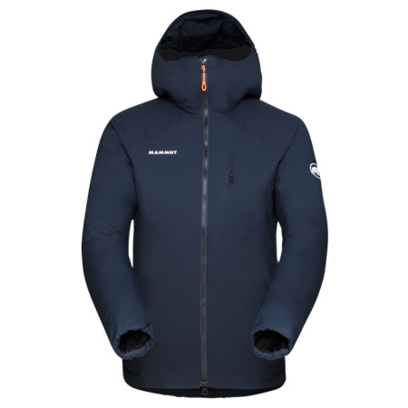 Veste femme Mammut Rime IN Flex Hooded Jacket Women bleu foncé marine/black