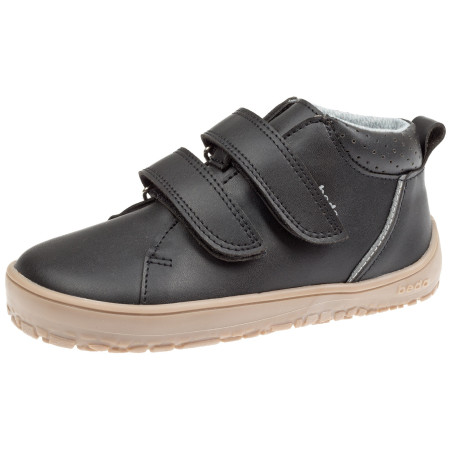 Chaussures barefoot pour enfant Beda Mid Black noir Black