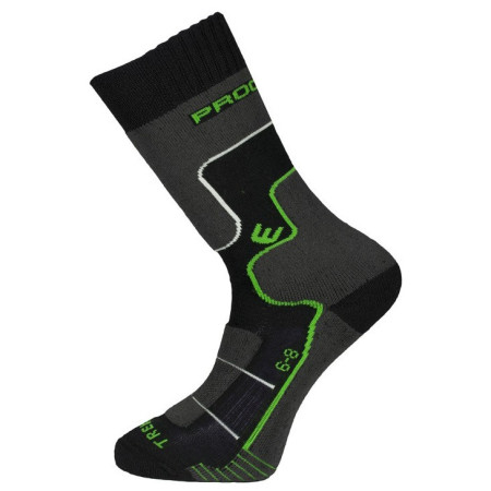 Chaussettes Progress Trekking Sox noir/vert