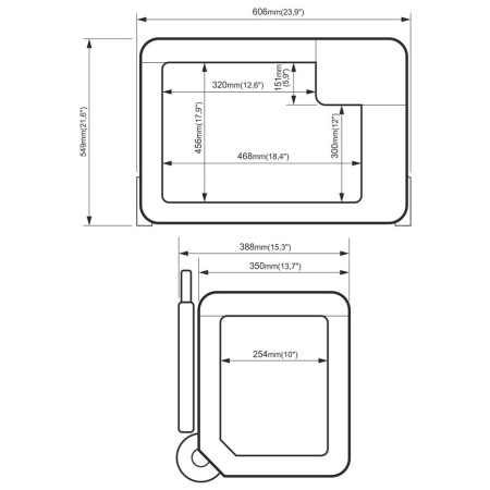Réfrigérateur à compresseur Yolco BCX50