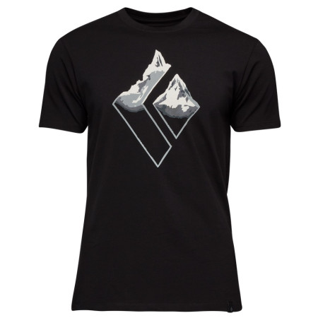 T-shirt homme Black Diamond Mountain Logo SS Tee vert Black