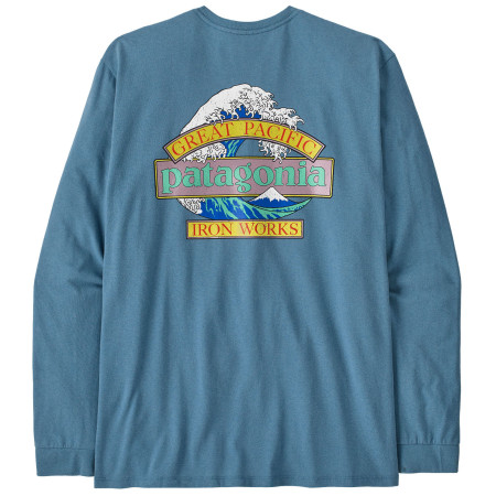T-shirt homme Patagonia Long-Sleeved Great Waves Responsibili-Tee