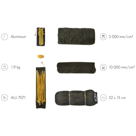 Tente ultra-légère Warg Midi 2