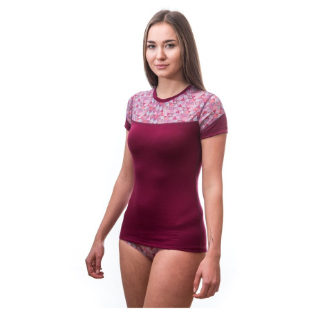 T-shirt fonctionnel femme Sensor Merino Impress (short sleeve)