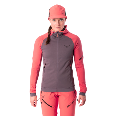 Sweat-shirt femme Dynafit Radical Ptc Hooded Jkt W orange 6171 - cabana/6A90