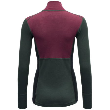 T-shirt fonctionnel femme Devold Lauparen Merino 190 Zip Neck Wmn