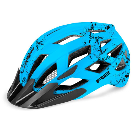 Casque vélo R2 Lumen Junior bleue