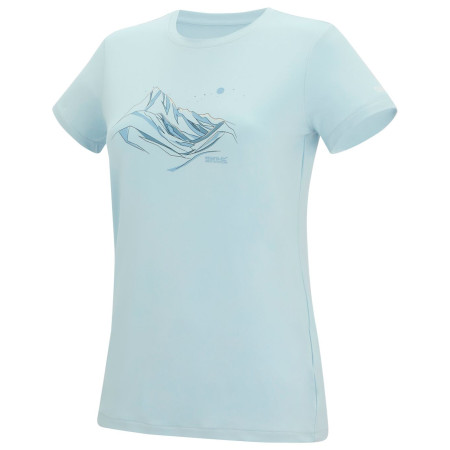 T-shirt femme Regatta Womens Fingal Stretch bleu clair Skyway