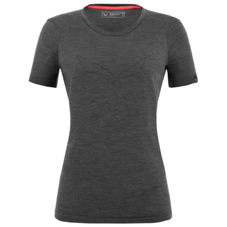 T-shirt fonctionnel femme Salewa Pure Eagle Amr W Smles Tshirt. gris foncé Black Out