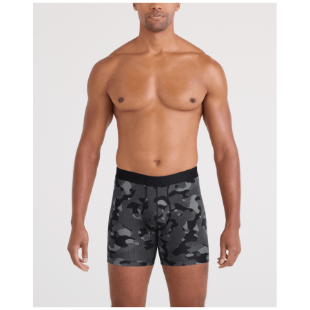 Caleçon Saxx Droptemp Cooling Cotton Boxer Brief Fly