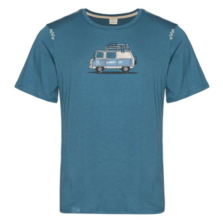 T-shirt homme Chillaz Bozen Climber's Life bleu Blue