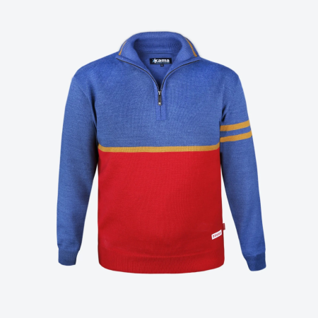 Pull-over Kama 4072 bleu denim blue
