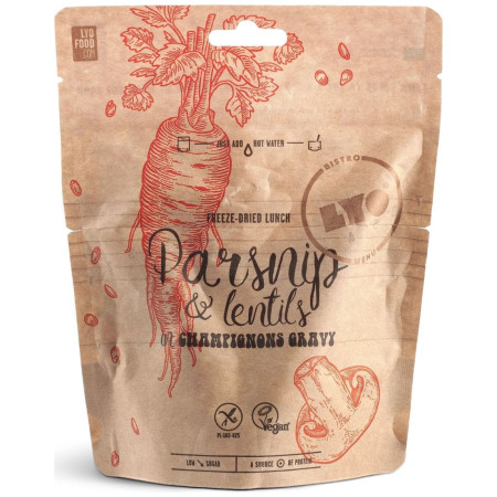 Repas déshydraté Lyo food Panais bio avec lentilles et sauce aux champignons 270g