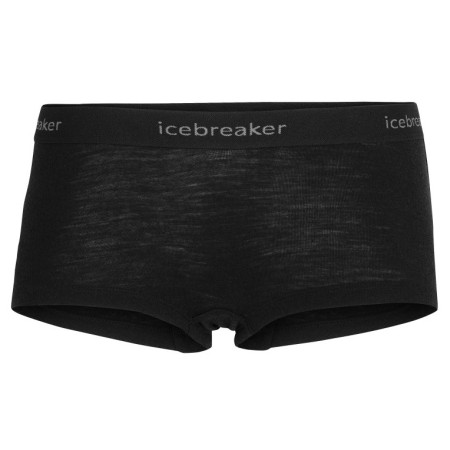 Caleçon fonctionnel femme Icebreaker 175 Everyday Boy Shorts vert Black