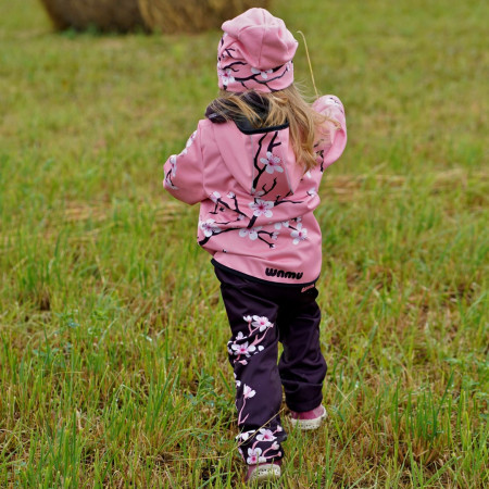 Pantalon softshell enfant WAMU Purple