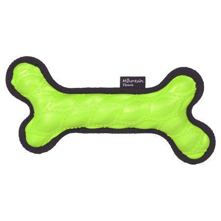 Jouet pour chien Mountain Paws Rubber Bone Dog Toy vert clair Green