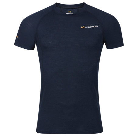 T-shirt fonctionnel homme Progress MA NKR 125 noir / bleu černo-modrá