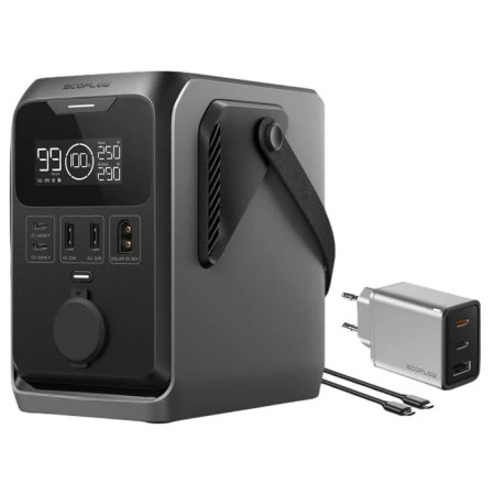 Station de charge EcoFlow Trail 300 noir / gris šedivá, černá