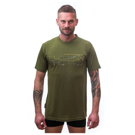 T-shirt homme Sensor Merino Wool Active PT Track (short sleeve)