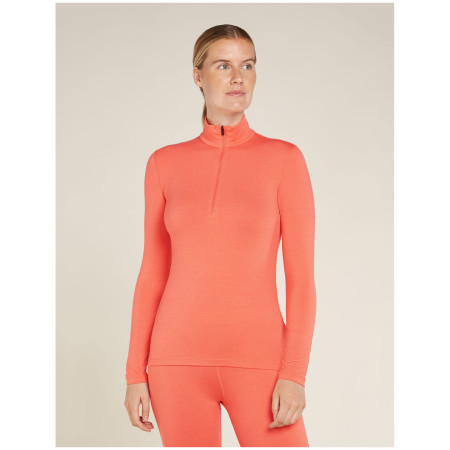 T-shirt femme Icebreaker W Mer Core Heavyweight LS Half Z