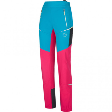 Patalon femme La Sportiva Ikarus Pant W (2023) bleu / rose Cerise/Crystal