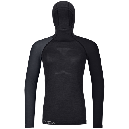 Veste polaire fonctionnelle femme Ortovox 120 Competition Light Hoody noir Black Raven
