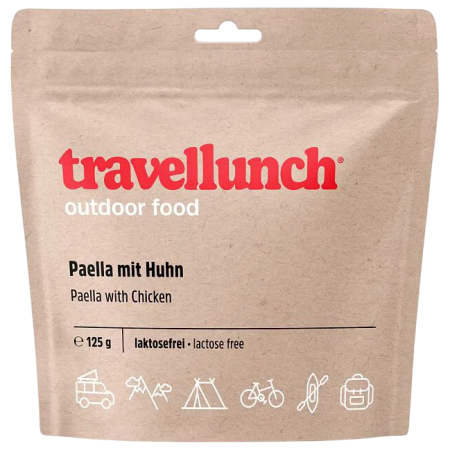 Repas déshydraté Travellunch Paella sans lactose 125g