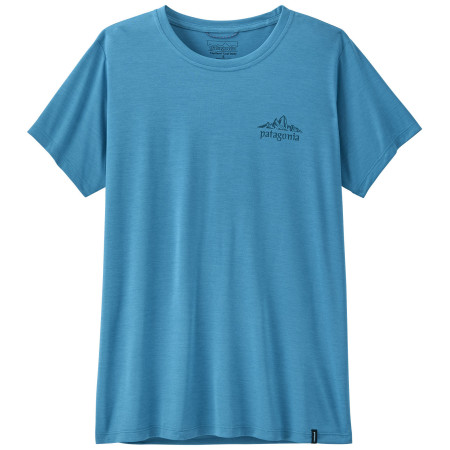 T-shirt femme Patagonia Women's Capilene Cool Daily Shirt - Cloud Crag bleu Shore Blue - Light Shore Blue X-Dye