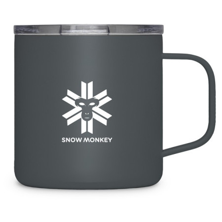 Mug isotherme Snow Monkey Booster gris 0,3l granite