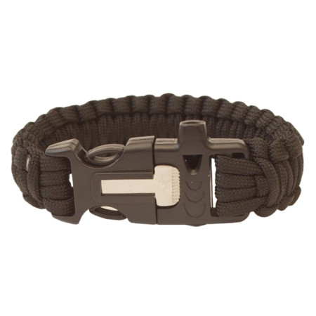 Bracelet Yate Paracord s píšťalkou a křesadl vert