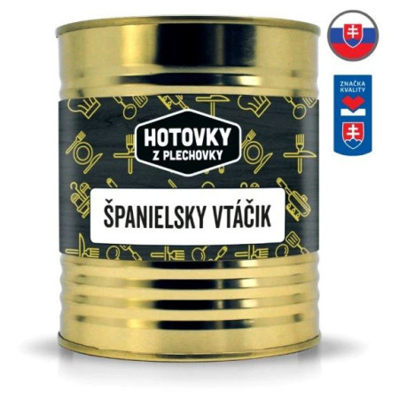 Repas prêt à manger Hotovky z plechovky Rouleau de bœuf 800 g
